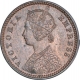 Copper One Twelfth Anna Coin of Victoria Empress of Calcutta Mint of 1888.