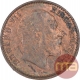 Copper One Twelfth Anna Coin of King Edward VII of Calcutta Mint of 1905.