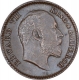 Bronze One Twelfth Anna Coin of King Edward VII of Calcutta Mint of 1907.