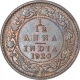 Bronze One Twelfth Anna Coin of King George V of Calcutta Mint of 1920.