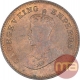 Bronze One Twelfth Anna Coin of King George V of Bombay Mint of 1925.