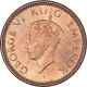 Bronze One Twelfth Anna Coin of King George VI of Bombay Mint of 1941.