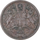 Copper Half Pice Coin of East India Company of Calcutta Mint of 1853.