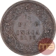 Copper Half Pice Coin of Victoria Empress of Calcutta Mint of 1895.