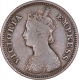 Copper Half Pice Coin of Victoria Empress of Calcutta Mint of 1899.