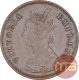 Copper Half Pice Coin of Victoria Empress of Calcutta Mint of 1901.