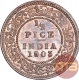 Copper Half Pice Coin of King Edward VII of Calcutta Mint of 1903.