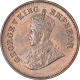 Bronze Half Pice Coin of King George V of Calcutta Mint of 1922.