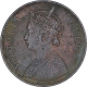 Copper One Quarter Anna Coin of Victoria Queen of Madras Mint of 1862.