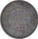 Copper One Quarter Anna Coin of Victoria Queen of Madras Mint of 1862.