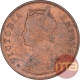 Copper One Quarter Anna Coin of Victoria Empress of Calcutta Mint of 1901.