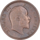 Copper One Quarter Anna Coin of King Edward VII of Calcutta Mint of 1904.