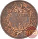 Copper One Quarter Anna Coin of King Edward VII of Calcutta Mint of 1906.