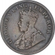 Bronze One Quarter Anna Coin of King George V of Calcutta Mint of 1911.