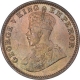 Bronze One Quarter Anna Coin of King George V of Calcutta Mint of 1914.