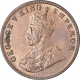 Bronze One Quarter Anna Coin of King George V of Calcutta Mint of 1928.