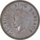 Bronze One Quarter Anna Coin of King George VI of Calcutta Mint of 1938.