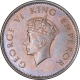 Bronze One Quarter Anna Coin of King George VI of Calcutta Mint of 1938.