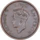 Bronze One Quarter Anna Coin of King George VI of Calcutta Mint of 1939.