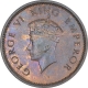 Bronze One Quarter Anna Coin of King George VI of Calcutta Mint of 1939.