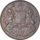 Copper Half Anna Coin of East India Company of Bombay Mint of 1835.