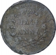 Copper Half Anna Coin of East India Company of Calcutta Mint of 1845.