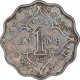 Copper Nickel One Anna Coin of King Edward VII of Bombay Mint of 1908.