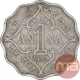 Cupro Nickel One Anna Coin of King Edward VII of Bombay Mint of 1908.