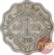 Cupro Nickel One Anna Coin of King Edward VII of Bombay Mint of 1910.