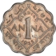 Cupro Nickel One Anna Coin of King George VI of Calcutta Mint of 1938.