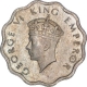 Cupro Nickel One Anna Coin of King George VI of Calcutta Mint of 1938.