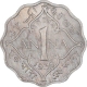 Cupro Nickel One Anna Coin of King George VI of Calcutta Mint of 1939.