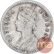 Silver Two Annas Coin of Victoria Empress of Calcutta Mint of 1882.