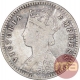 Silver Two Annas Coin of Victoria Empress of Calcutta Mint of 1883.