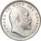 Silver Two Annas Coin of of King Edward VII of Calcutta Mint of 1907.