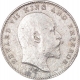 Silver Two Anna Coin of King Edward VII of Calcutta Mint of 1910. 