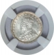 Silver Two Annas Coin of King George V of Bombay Mint of 1912.