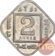 Cupro Nickel Two Annas Coin of King George V of Calcutta Mint of 1933.