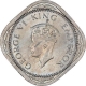 Cupro Nickel Two Annas Coin of King George VI of Calcutta Mint of 1941.