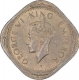 Nickel Brass Two Annas Coin of King George VI of Bombay Mint of 1942.