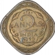 Cupro Nickel Two Annas Coin of King George VI of Calcutta Mint of 1945.