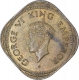 Cupro Nickel Two Annas Coin of King George VI of Calcutta Mint of 1945.