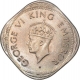 Cupro Nickel Two Annas Coin of King George VI of Calcutta Mint of 1947.  