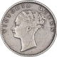 Rare Silver Quarter Rupee Coin of Victoria Queen of Calcutta Mint of 1840.