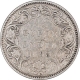 Silver Quarter Rupee Coin of Victoria Empress of Bombay Mint of 1893.