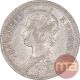 Silver Quarter Rupee Coin of Victoria Empress of Calcutta Mint of 1901. 