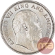 Silver Quarter Rupee Coin of King Edward VII of Calcutta Mint of 1905.