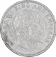 Silver Quarter Rupee Coin of King Edward VII of Calcutta Mint of 1906.