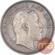 Silver Quarter Rupee Coin of King Edward VII of Calcutta Mint of 1906.