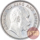 Silver Quarter Rupee Coin of King Edward VII of Calcutta Mint of 1906.